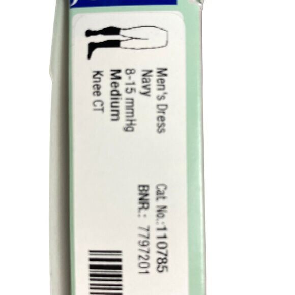 Jobst Mens Dress Knee High Medium Compression Socks Closed Toe Lot of 4 - Picture 9 of 16